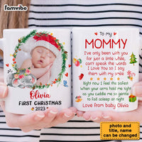 Personalized Gift For Baby First Christmas Photo Mug 27832 thumb 1