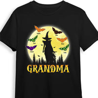Personalized Halloween Gift For Grandma Spooky Witch And Bats Shirt - Hoodie - Sweatshirt 27835 thumb 1