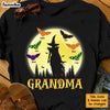 Personalized Halloween Gift For Grandma Spooky Witch And Bats Shirt - Hoodie - Sweatshirt 27835 1