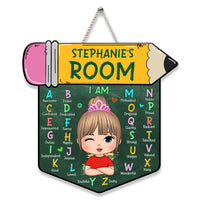 Personalized Gift For Granddaughter Alphabet Affirmation Wood Sign 27839 thumb 1