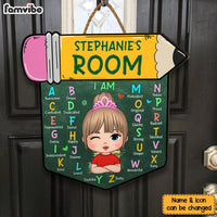 Personalized Gift For Granddaughter Alphabet Affirmation Wood Sign 27839 thumb 1