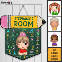 Personalized Gift For Granddaughter Alphabet Affirmation Wood Sign 27839 thumb 1