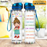 Personalized Back To School Gift For Granddaughter Affirmation Tracker Bottle 27841 thumb 1