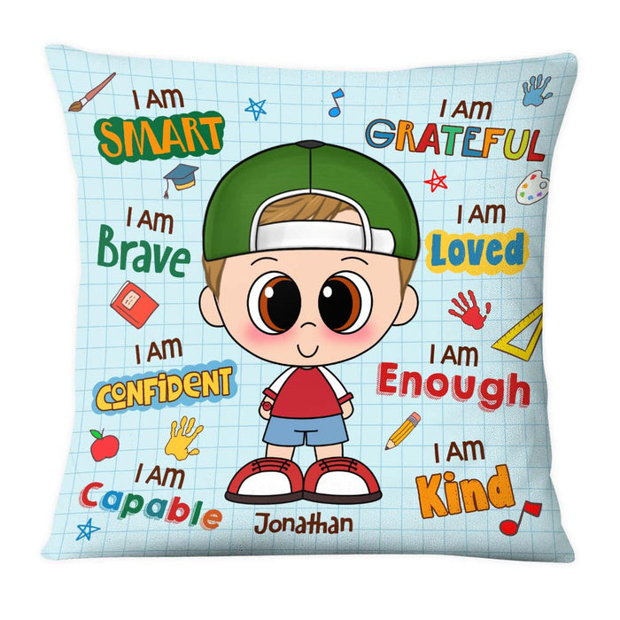 Perspnalized Gift For Grandson I Am Kind Pillow 27848 1
