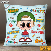 Perspnalized Gift For Grandson I Am Kind Pillow 27848 thumb 1