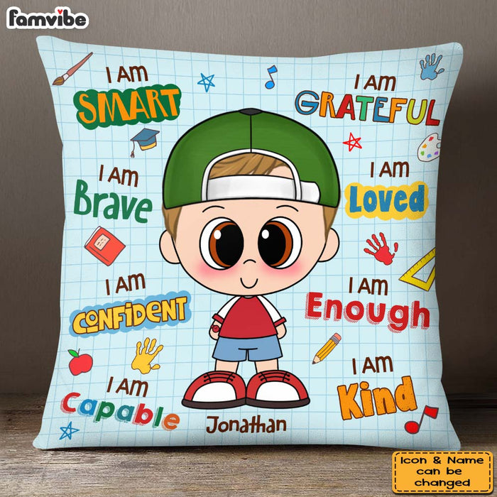 Perspnalized Gift For Grandson I Am Kind Pillow 27848 1