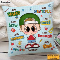 Perspnalized Gift For Grandson I Am Kind Pillow 27848 thumb 1