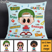 Perspnalized Gift For Grandson I Am Kind Pillow 27848 thumb 1