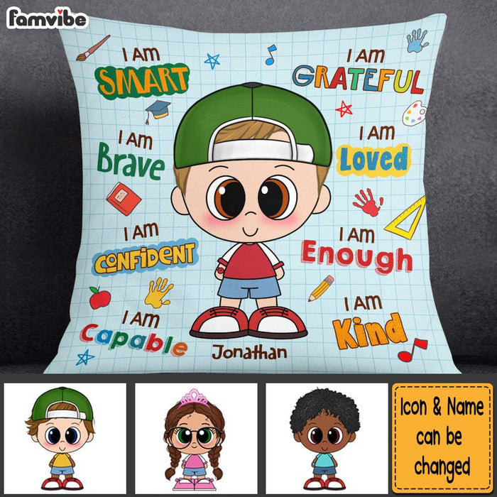Perspnalized Gift For Grandson I Am Kind Pillow 27848 1