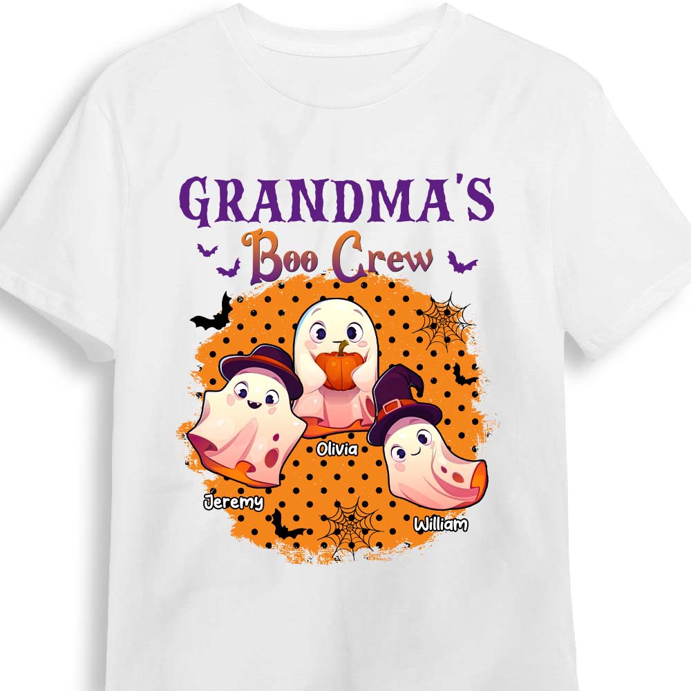 Personalized Halloween Gift For Grandma Ghost Crew Shirt Hoodie Sweatshirt 27851 Primary Mockup