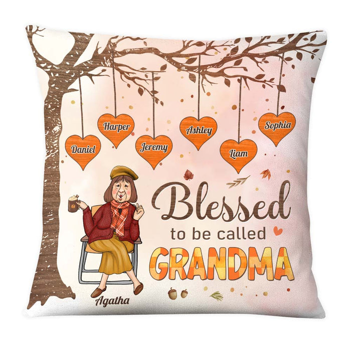Personalized Gift For Grandma Fall Pillow 27854 1