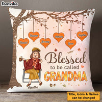 Personalized Gift For Grandma Fall Pillow 27854 thumb 1
