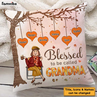 Personalized Gift For Grandma Fall Pillow 27854 thumb 1