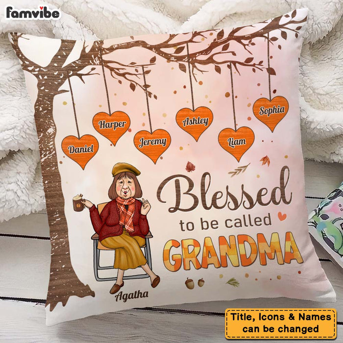Personalized Gift For Grandma Fall Pillow 27854 1