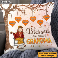 Personalized Gift For Grandma Fall Pillow 27854 thumb 1
