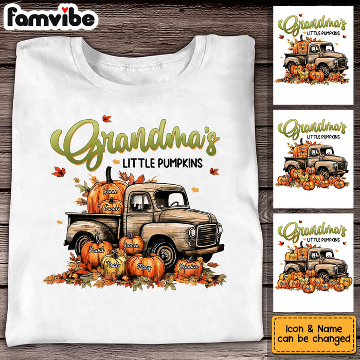 Personalized Gift For Grandma Pumpkin Truck Shirt - Hoodie - Sweatshirt 27857 1