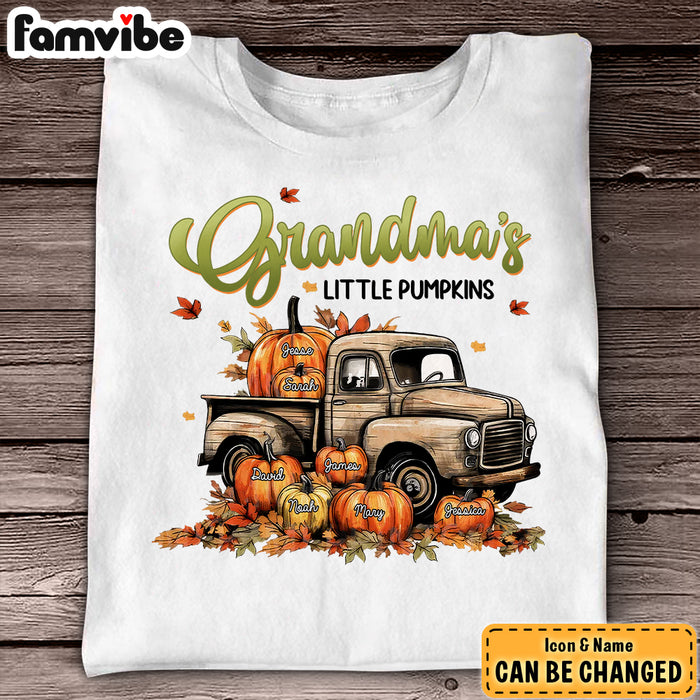 Personalized Gift For Grandma Pumpkin Truck Shirt - Hoodie - Sweatshirt 27857 1