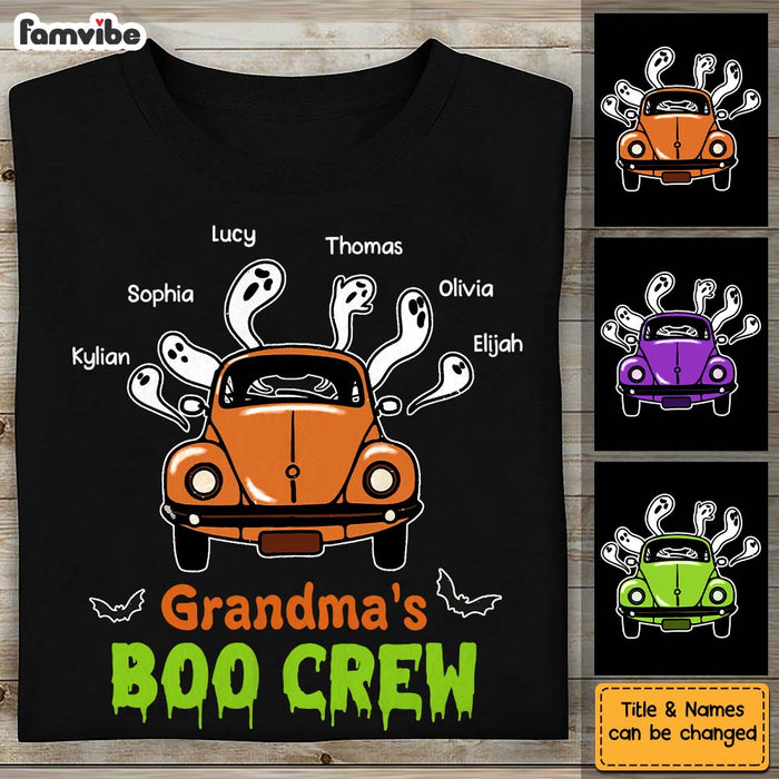 Personalized Halloween Fall Gift For Grandma Boo Crew Shirt - Hoodie - Sweatshirt 27858 1
