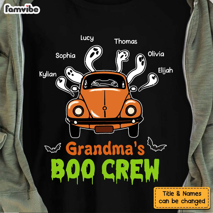 Personalized Halloween Fall Gift For Grandma Boo Crew Shirt - Hoodie - Sweatshirt 27858 1