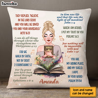 Personalized Gift For Daughter Bible Verses Pillow 27863 thumb 1