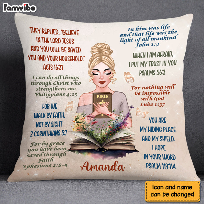 Personalized Gift For Daughter Bible Verses Pillow 27863 1