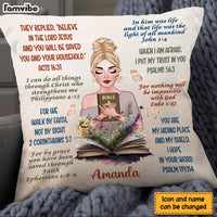 Personalized Gift For Daughter Bible Verses Pillow 27863 thumb 1