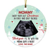 Personalized Gift For Baby Mommy Enjoy Your Christmas Circle Ornament 27864 1