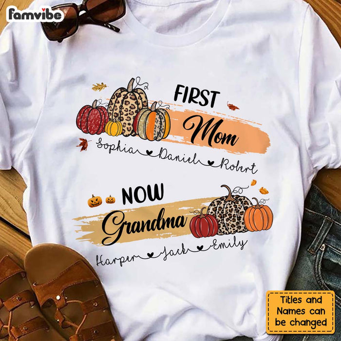 Personalized Gift For Grandma First Mom Shirt - Hoodie - Sweatshirt 27867 1