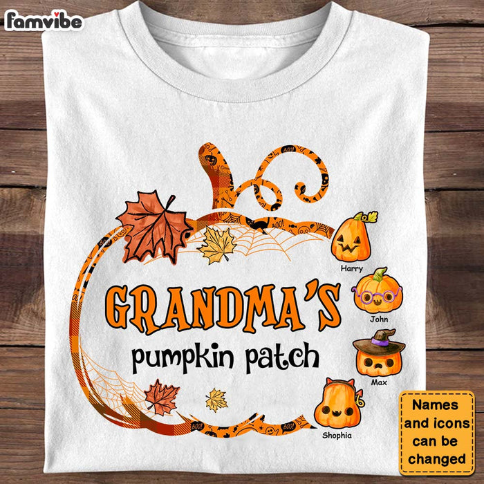 Personalized Gift For Grandma Pumpkin Fall Shirt - Hoodie - Sweatshirt 27868 1