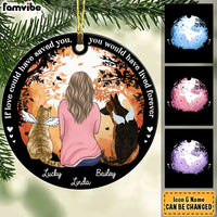 Personalized Gift For Loss Of Pet Pet Memorial Circle Ornament 27872 thumb 1