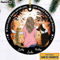 Personalized Gift For Loss Of Pet Pet Memorial Circle Ornament 27872 thumb 1