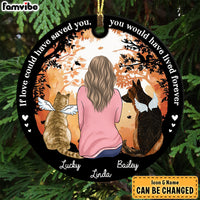 Personalized Gift For Loss Of Pet Pet Memorial Circle Ornament 27872 thumb 1