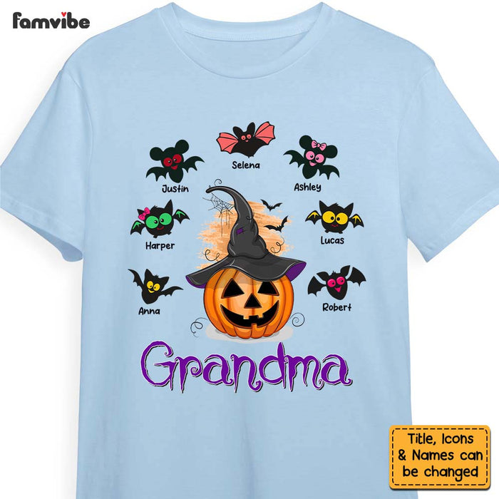 Personalized Gift For Grandma Halloween Bat Kids Shirt - Hoodie - Sweatshirt 27874 1