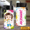 Personalized Custom Hobbies Gift For Granddaughter Kids Water Bottle With Straw Lid 27880 1