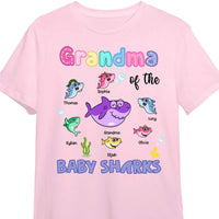 Personalized Gift For Grandma Of The Baby Sharks Colorful Shirt - Hoodie - Sweatshirt 27884 thumb 1