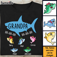 Personalized Gift For Grandpa Shark Shirt - Hoodie - Sweatshirt 27886 thumb 1