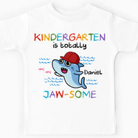Personalized Gift For Grandson Baby Shark Back To School Kid T Shirt 27888 thumb 1