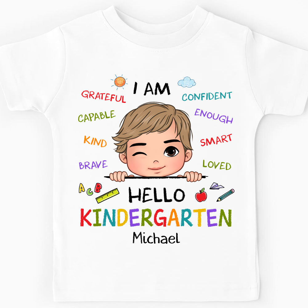Personalized Gift For Grandson Affirmation Kid T Shirt 27894 Mockup 2