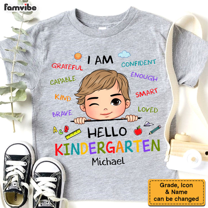 Personalized Gift For Grandson Affirmation Kid T Shirt 27894 1