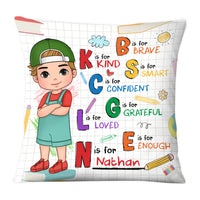 Personalized Gift For Grandson Affirmation Alphabet Pillow 27895 thumb 1