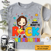 Personalized Back To School Gift For Grandson Ready To Rock Kid T Shirt 27899 1