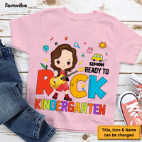 Personalized Back To School Gift For Grandson Ready To Rock Kid T Shirt 27899 thumb 1
