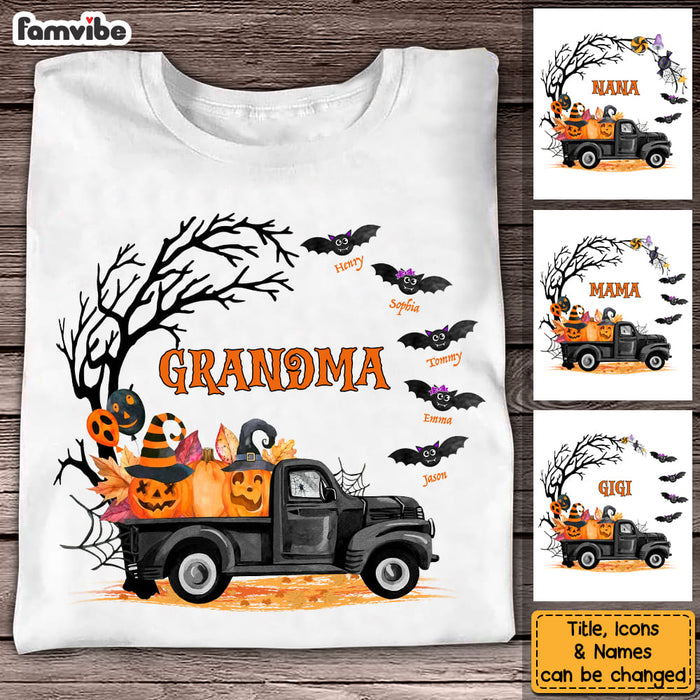 Personalized Gift For Grandma Halloween Bat Shirt Shirt - Hoodie - Sweatshirt 27901 1