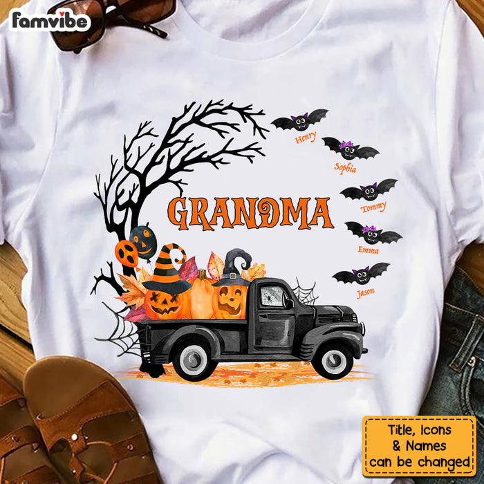 Personalized Gift For Grandma Halloween Bat Shirt Shirt - Hoodie - Sweatshirt 27901 1