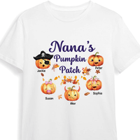 Personalized Gift For Grandma Pumpkin Patch Autumn Pattern Shirt - Hoodie - Sweatshirt 27906 thumb 1
