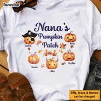 Personalized Gift For Grandma Pumpkin Patch Autumn Pattern Shirt - Hoodie - Sweatshirt 27906 thumb 1