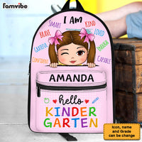 Personalized Gift For Kid Back To School, Gift for Pre-K, Kindergarten, Pre-school, Primary School Bag, BackPack 27907 thumb 1
