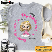 Personalized Gift For Granddaughter Little Princess Kid T Shirt 27914 thumb 1