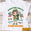 Personalized Gift For Grandson Adventure Awaits Scout Life Kid T Shirt 27915 1