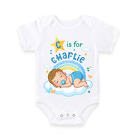 Personalized Gift For Newborn Baby Alphabet Baby Onesie 27916 thumb 1